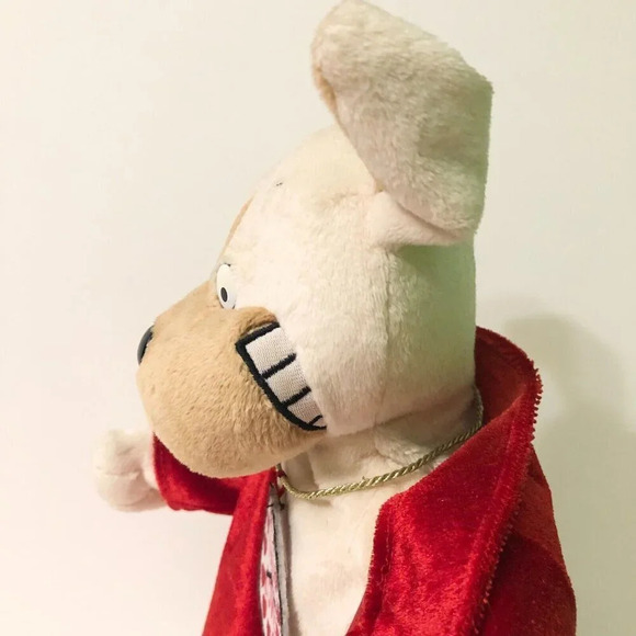 Gemmy Flirty Flasher Dog Animated Singing Im Too Sexy  Plush Valentine - Picture 15 of 17